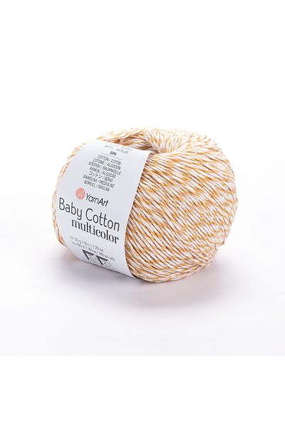 Yarnart Baby Cotton Multicolor - Μαρμάρινο Χειροποίητο Πλεκτό Σχοινί Ebruli-5203
