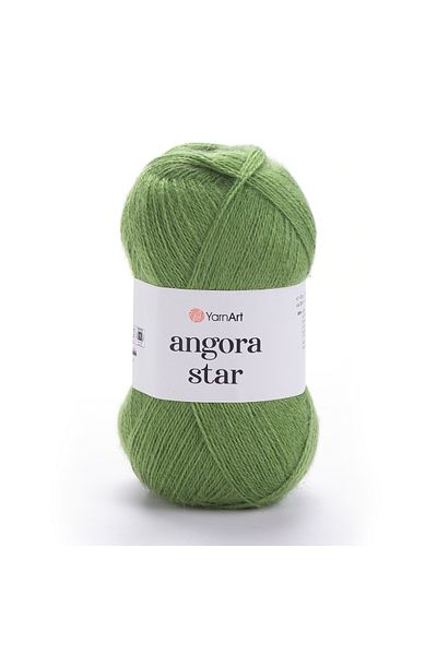 Yarnart Angora Star Grass Green Hand Knitting νήμα - 098