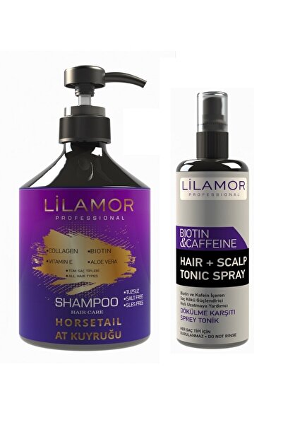 Lilamor At Kuyruğu Şampuanı 500 ml Tonik Sprey 250 ml