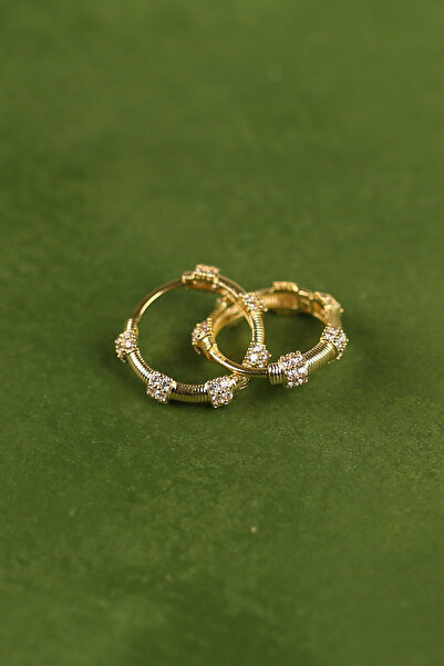 Çgk Çiğdem Gürel Kuyumculuk Halka Altın Küpe