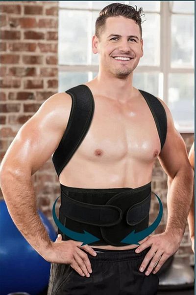 HASBY Men's and Women's Standing Bracket - Upright Posture Corset, Back and Shoulder Anti-Buckle Waist