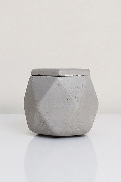 Ghogol Home Hexagonal Concrete Pepper Shaker - Concrete Gray