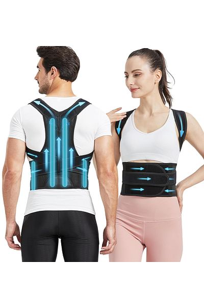 HASBY Men's and Women's Standing Bracket - Upright Posture Corset, Back and Shoulder Anti-Buckle Waist