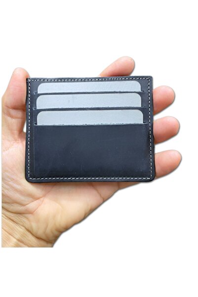 ipekbazaar حامل بطاقات من الجلد الطبيعي مكون من 6 قطع - محفظة رفيعة للغاية لل...