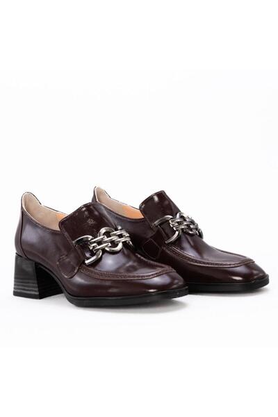 Gusse Dixie Women's Genuine Patent Leather Heeled Classic Shoes K744-3