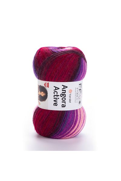 Yarnart Νέα Angora - Μαρμάρινο Χειροποίητο Πλεκτό Σχοινί Ebruli-856