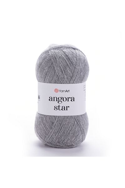 Yarnart Angora Star - Πλεκτό Χέρι Σχοινί Ice Grey-3072
