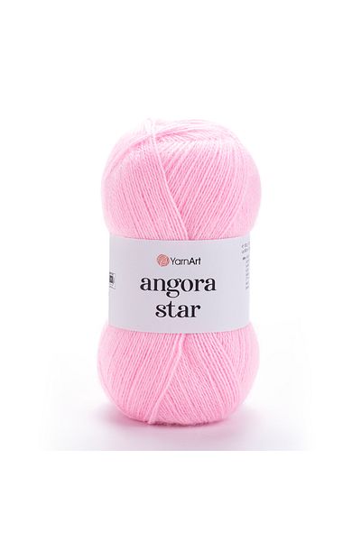Yarnart Angora Star Pink Hand Knitting - Νήμα 217