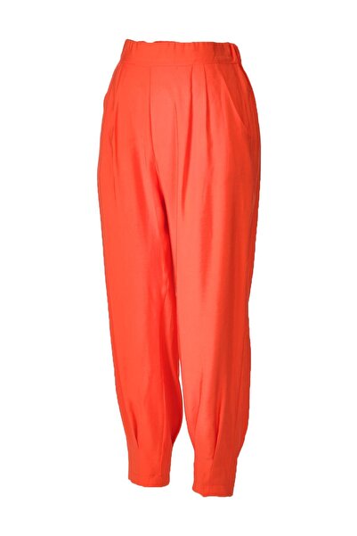 Ysatis Жіночі брюки з вузькими штанинами оранжевого кольору - Еластичний пояс 24242000119