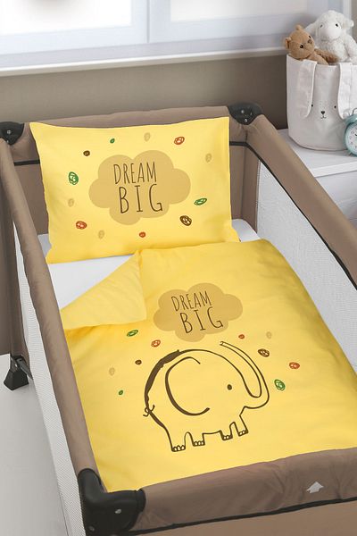 Homamia 75X120 Park Bed and Crib Duvet Cover Set - Custom Printed, Without Crossbeds