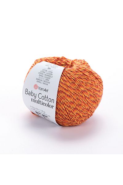 Yarnart Baby Cotton Multicolor - Μαρμάρινο Χειροποίητο Πλεκτό Σχοινί Ebruli-5208