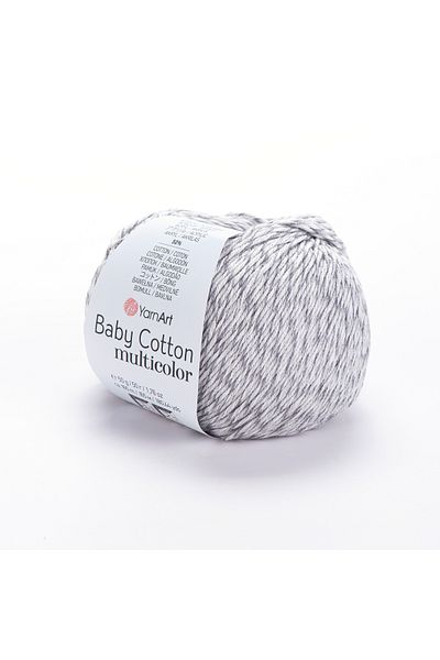 Yarnart Baby Cotton Multicolor - Μαρμάρινο Χειροποίητο Πλεκτό Σχοινί Ebruli-5202