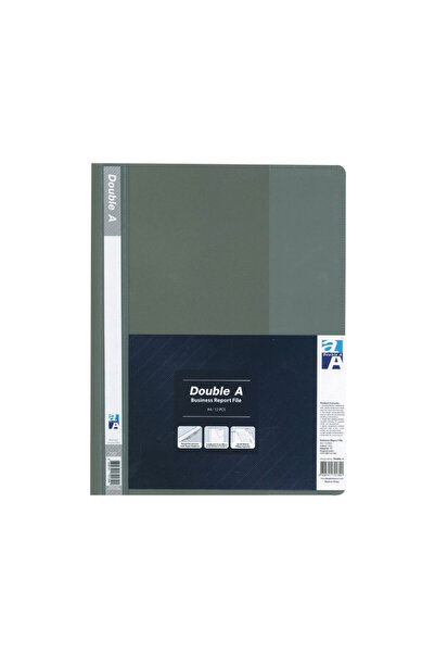 DOUBLE A REPORT FILE A4 Grey,Clear Front Report Covers Project File For School Office