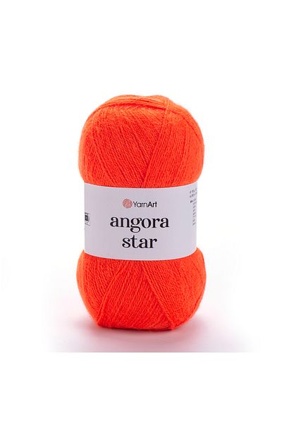 Yarnart Πλεκτό νήμα Angora Star Orange - Μοντέλο 206