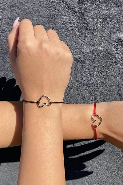 The Simu Love and Friendship Bracelet - Heart Bracelet Combination