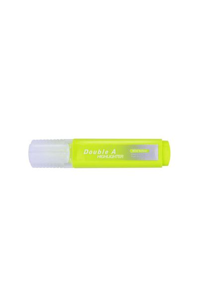 DOUBLE A Highlighter Mild Yellow Color Set of 10 Pcs