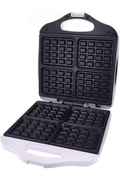 rebune ماكينة الوافل الكهربائية 1400 واط RE-5-066 باللون الأبيض