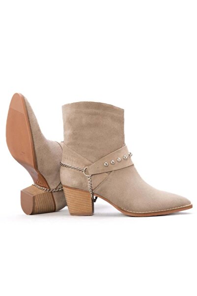 Gusse Γυναικείες μπότες από γνήσιο δέρμα σουέτ Candace K742-2