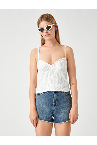 Koton Şahika Ercümen Strappy Heart Collar Athlete X