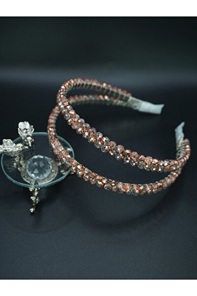 gelinmz Διπλό Νυφικό Στέμμα Κρυστάλλινο και Μεταλλικό – Κατάλληλο για Γάμο κα...