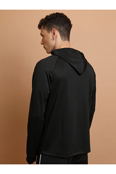 Highlander By Styli Panelled Regular Fit Hooded Jacket