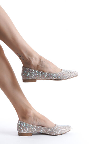 hmdyıl μπαλέτο με πέτρες από σουέτ