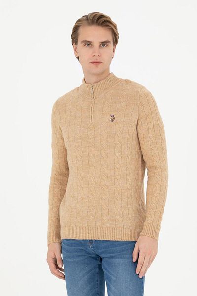 U.S. Polo Assn. سترة Fenomen سميكة بياقة بسحاب للرجال