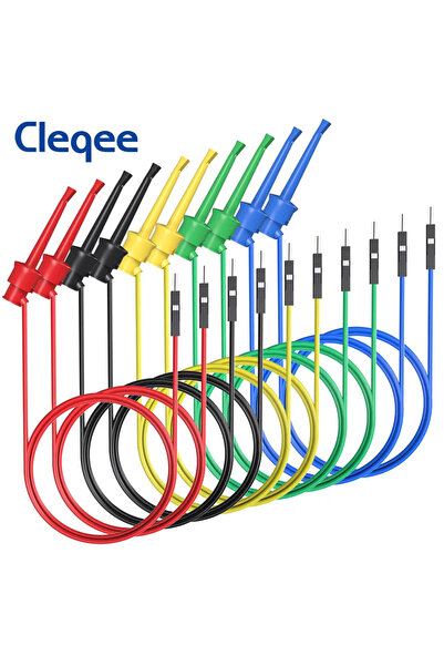Choice 10 قطع مشبك اختبار لسلك التوصيل ذكر/أنثى من دوبونت، كابل سيليكون 26AWG