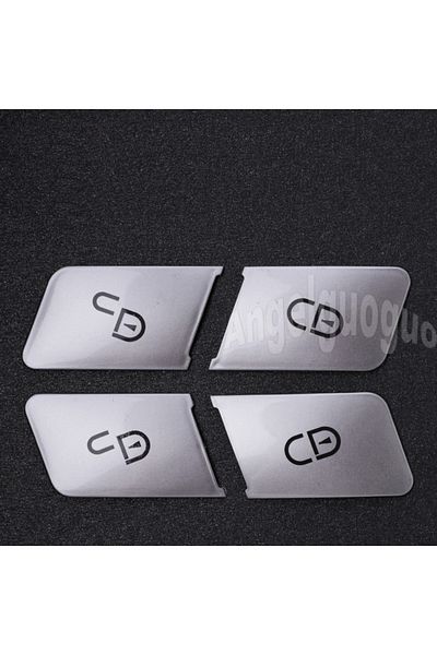 Choice 4 Pieces 4pcs Car Door Unlock Buttons Sequins Decoration Cover Trim For Mercedes Benz Gla Cla Glk Gl