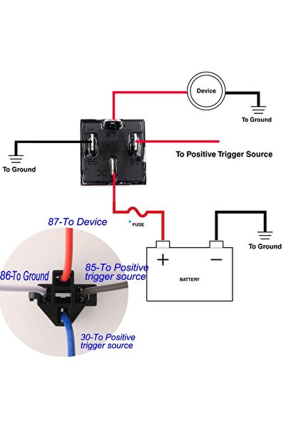 Choice JD1912 metal4pin12V 1pcs JD1912 Car Relay Harness 12V 40A 4 Pin SPST Harness Sockets Color-labeled W