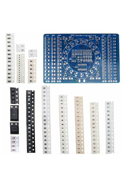 Choice A Smd Advanced Full Patch Welding Practice Board Electronic Components Smt Skills Training Pcb Weld.