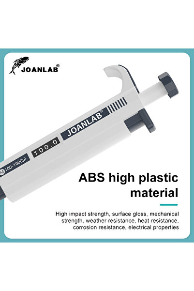 Choice ماصة مختبر JOANLAB Micropipette ماصة أوتوماتيكية رقمية قابلة للتعديل من البلاستيك لمختبر الكيمياء...