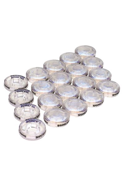 Choice Qst-02 Sonicake Footswitch Toppers Transparent Clear Cap For Guitar Effects Pedal 10mm 20 Pcs