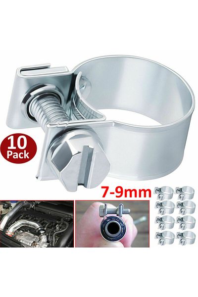 Choice 10pcs Jubilee Hose Clamp Fuel Line Clamp Water Pipe Clip Sealing Welding Clip For Fuel Pipe Diese...