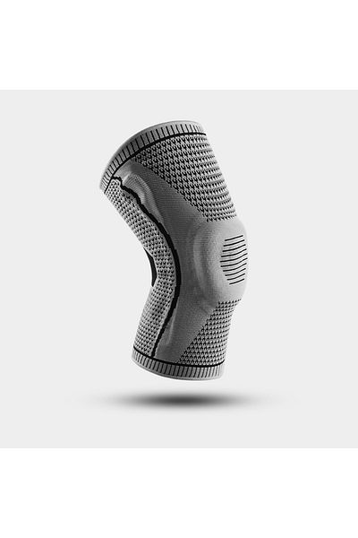 Choice M White 1/2 Pc Knee Pads Strap Patella Medial Support Meniscus Silicone Compression Protection Sport