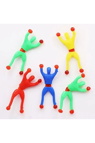Choice3 9X3.5cm 50PCS 5-50 Pcs/set 9cm Sticky Toy Window Men With Sticky Hand 3 Toys Color And Years Over Pl