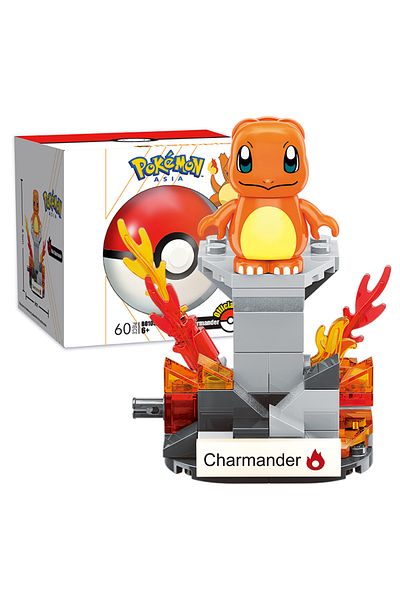 Choice Charmander Pokemon Mini Pikachu-Claw Crane Building Blocks Charizard Pikachu Squirtle Bulbasaur Asse