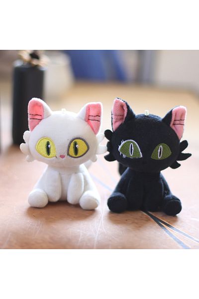 Choice 2pcs Kawaii Suzume No Tojimari Daijin Cat Keychain Figure Anime Action Figure Desktop Doll Collectio