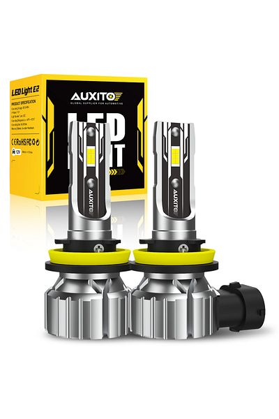Choice AUXITO 2Pcs H8 H11 LED Bulb Fog Lights Car Headlight H16JP HB4 9006 9005 HB3 LED Lamp DRL Driving...