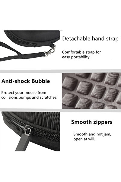 DIXSG Carrying Bag Gaming Mouse Storage Box Case Pouch Shockproof Waterproof Accessories Travel for Log...