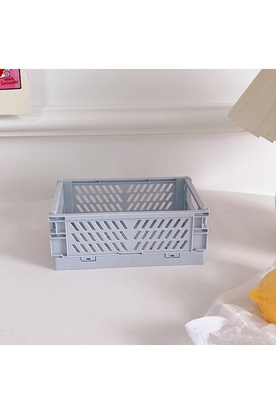 Choice S16991 Mr.paper 6 Styles Plastic Stackable Foldable Stationary Holder Simple Cute Student Office Des