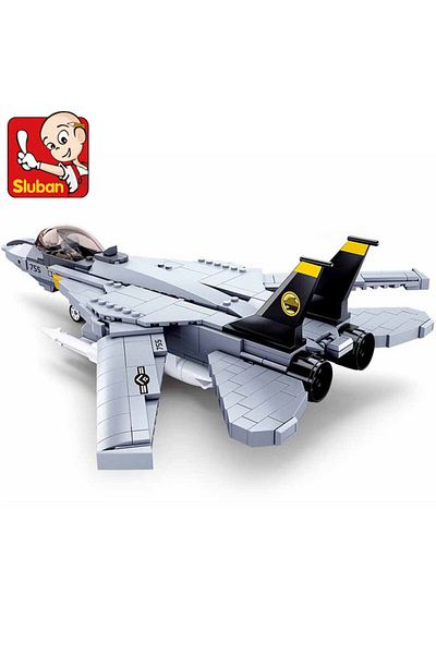 Choice 404pcs No Box Air Force Military F-14 Tomcat Fighter Bricks Aircraft Plane War Ebrc Infantry Fightin
