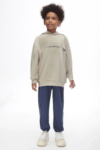 nk kids Cotton Jogger Sports Boy's Trousers with Elastic Waist and Leg