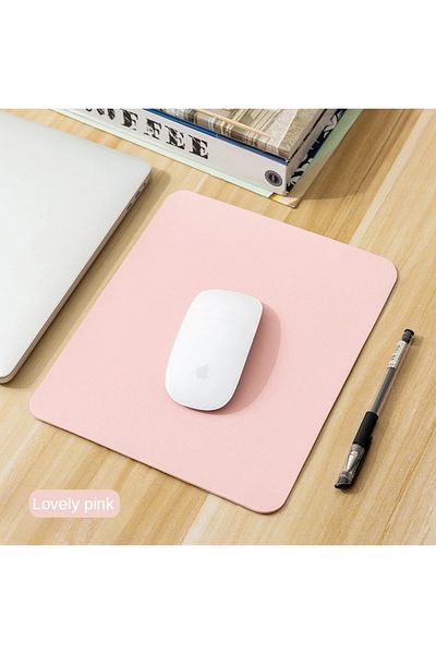 Choice وسادة ماوس صغيرة وردية جميلة من مادة البولي يوريثين مقاس 19 × 23 سم، مضادة للانزلاق، مضادة للماء ومضادة للخدش، سهلة الاستخدام