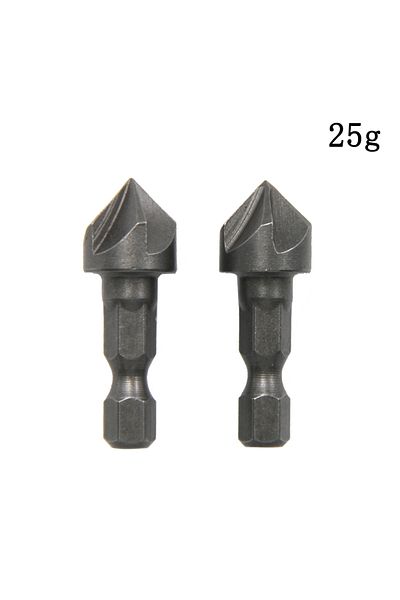 Choice Hexagonal 2pc Set Small Hexagonal Handle Five Edge Chamfering Tool Chamfering Cutter Woodworking Hol
