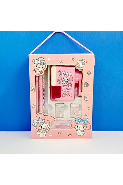 Choice Melody Set Kuromi Cinnamoroll Stationery Set Gift Box Creative Learning Stationery Hand Shake Pencil