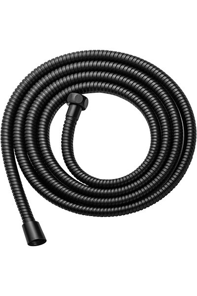 Choice 200cm Black 1.5/2m Black Sus 304 Flexible Shower Hose Long Bathroom Shower Water Hose Extension Plum
