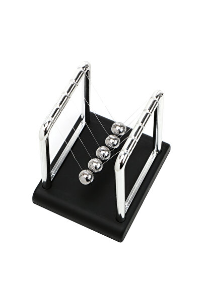 Choice Black base Metal Pendulum Ball Desk Table Decor Physics Science Pendulum Newton Ball Steel Balance B
