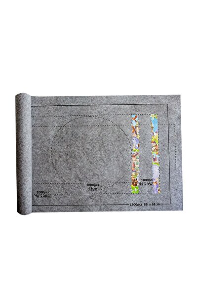 Choice Gray blanket only Puzzles Pad Jigsaw Roll Felt Mat Playmat Puzzles Bla...