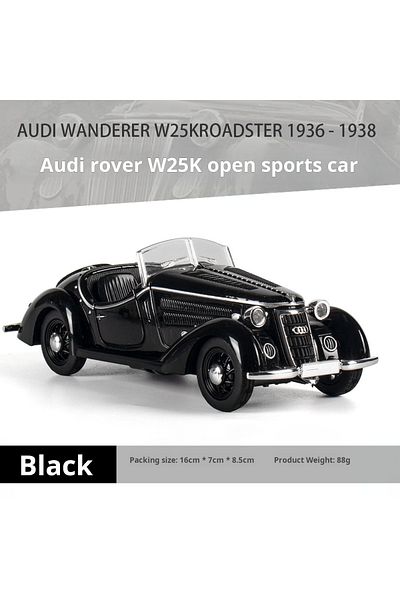 Choice Black Mercedes Classic Car Alloy Car Diecast Model Toy Car Central Control Ornaments Children Toy G